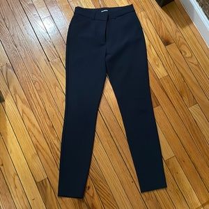 Express Navy Skinny High Rise Dress Pants
